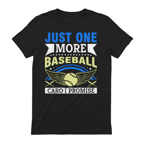 Just One More Baseball Card I Promise - Funny Sports Collector Graphic