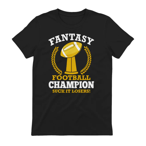 Fantasy Football Champion Suck It Losers Funny Trophy - Bold Winner League Design