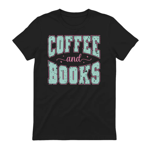 Coffee And Books Retro Book Lover Design - Cute Reading And Coffee Quote