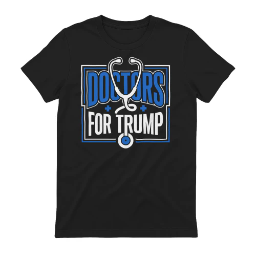 Doctors For Trump Stethoscope Blue Medical Support Design