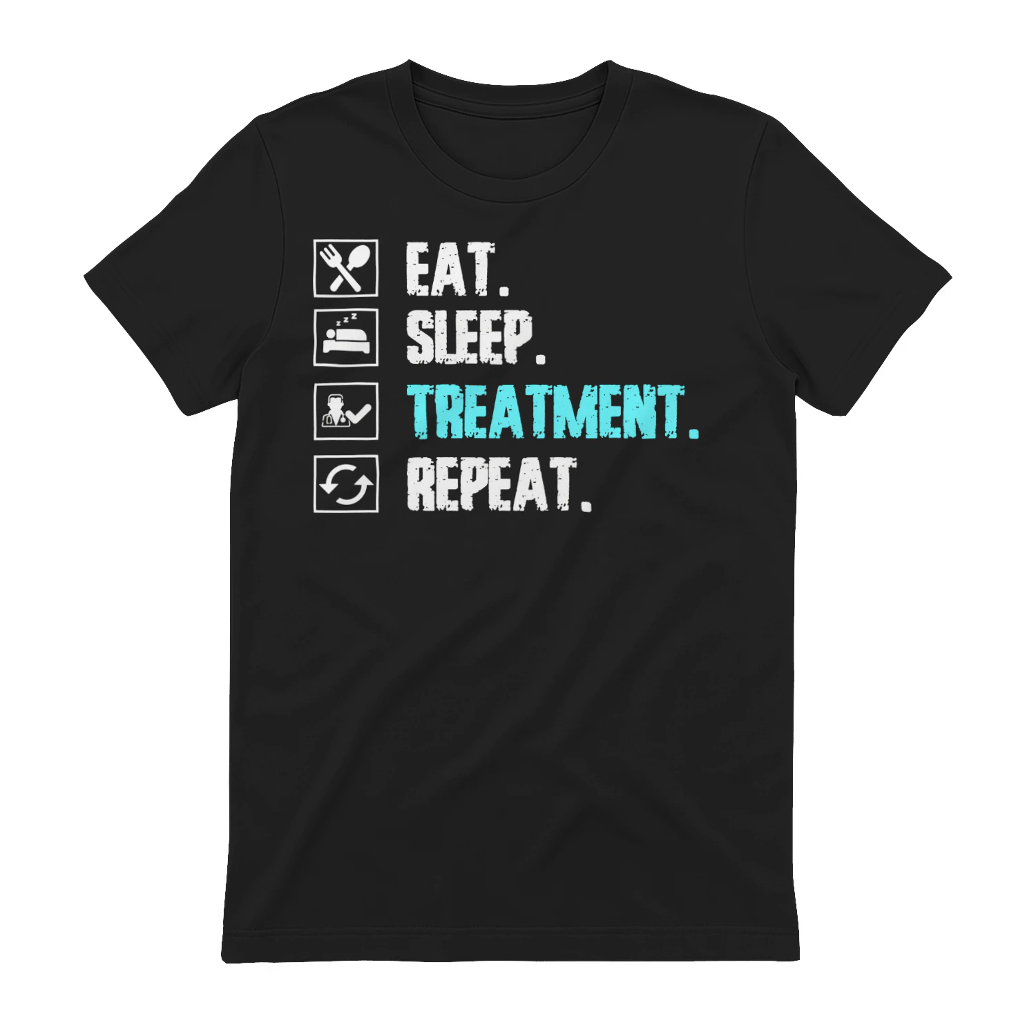 Sleep Treatment Repeat Doctor Medical Routine Graphic Design