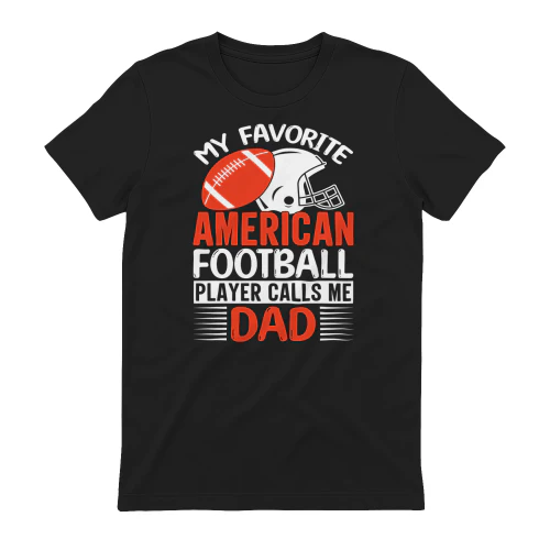 American Dad Football - Sports Fan Father Graphic