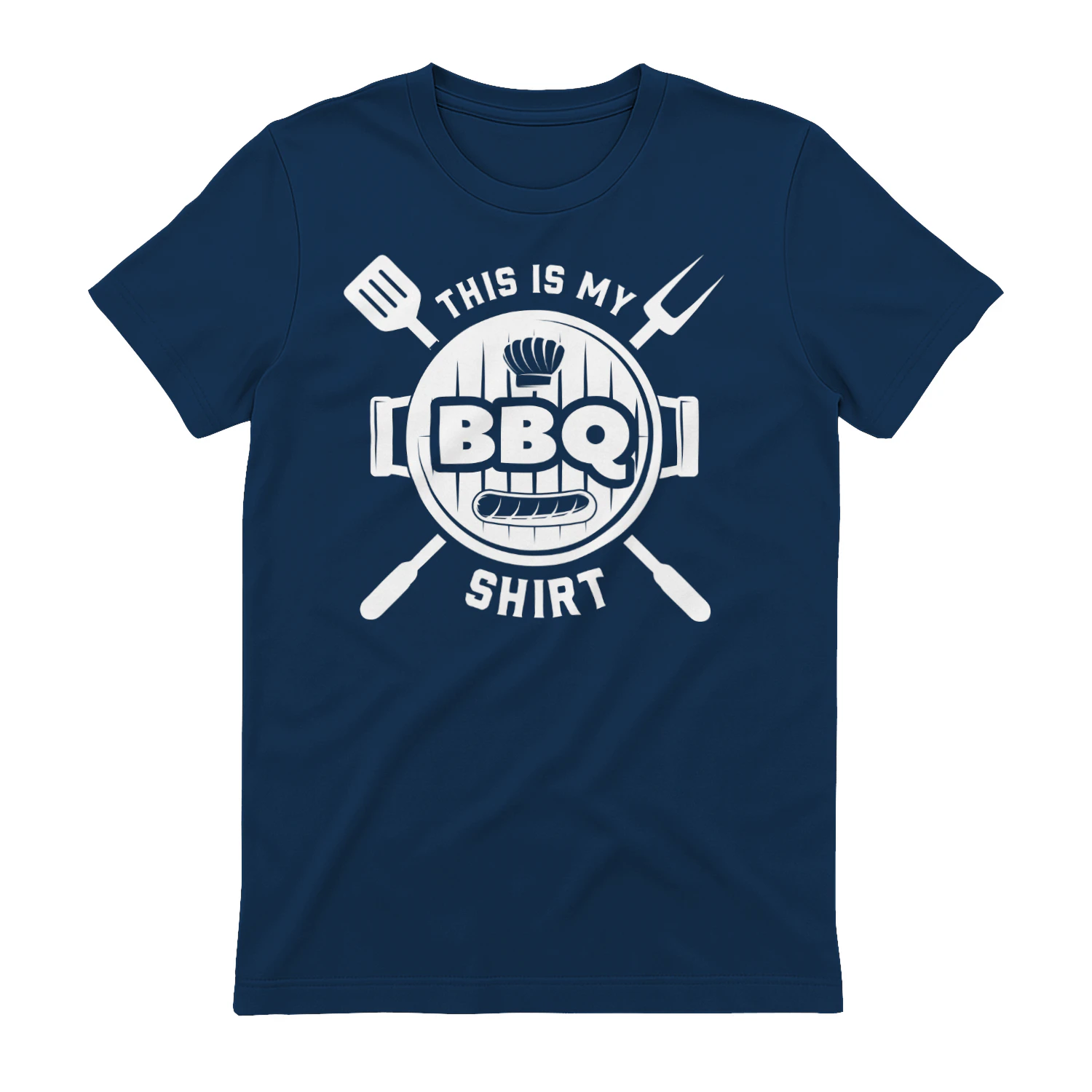 This Is My BBQ Shirt Grill Master Spatula Fork - Funny Grilling Design