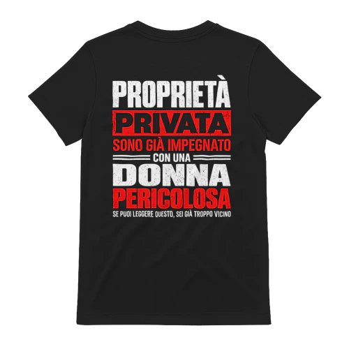 Proprieta Privata Impegnato Con Una Donna Pericolosa - Grafica Marito