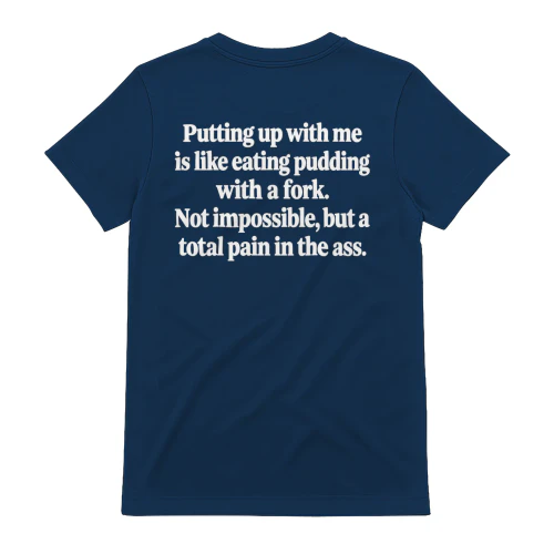Eating Pudding With A Fork Sarcastic Quote - Funny Hat Graphic