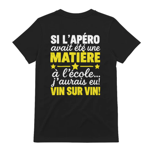 Si L Apero Etait Une Matiere Vin Sur Vin - Graphique Humour Apero