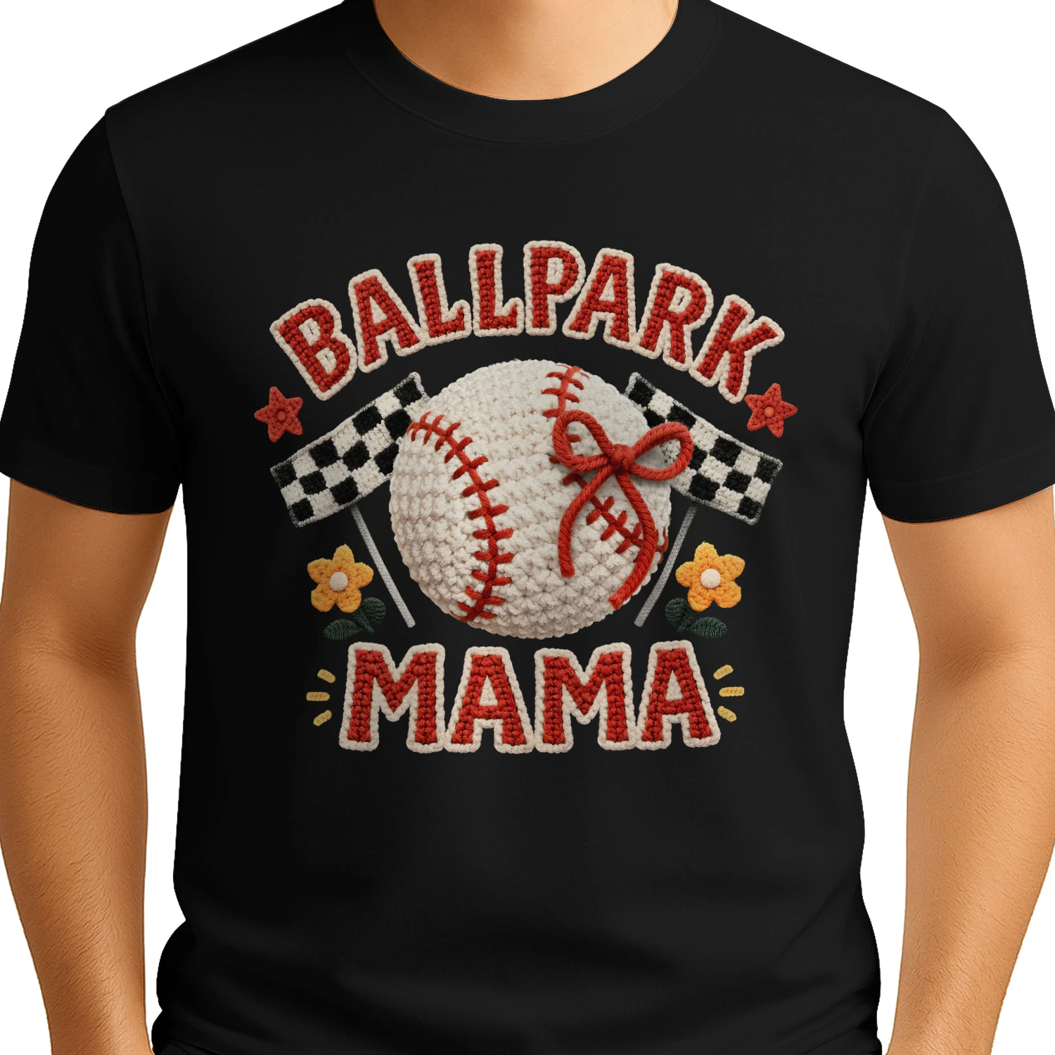 Ballpark Mama Baseball Mom - Cute Softball Game Day Graphic