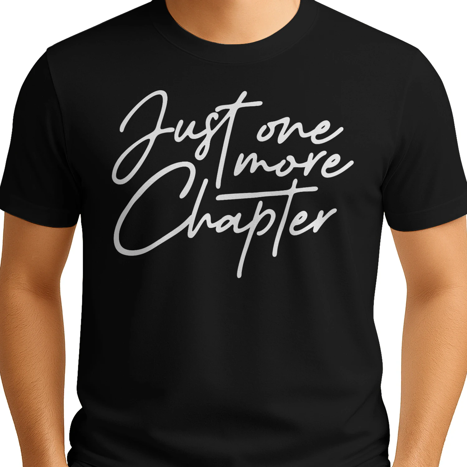 Just One More Chapter Funny Book Lover Reading - Bookworm Humor Design