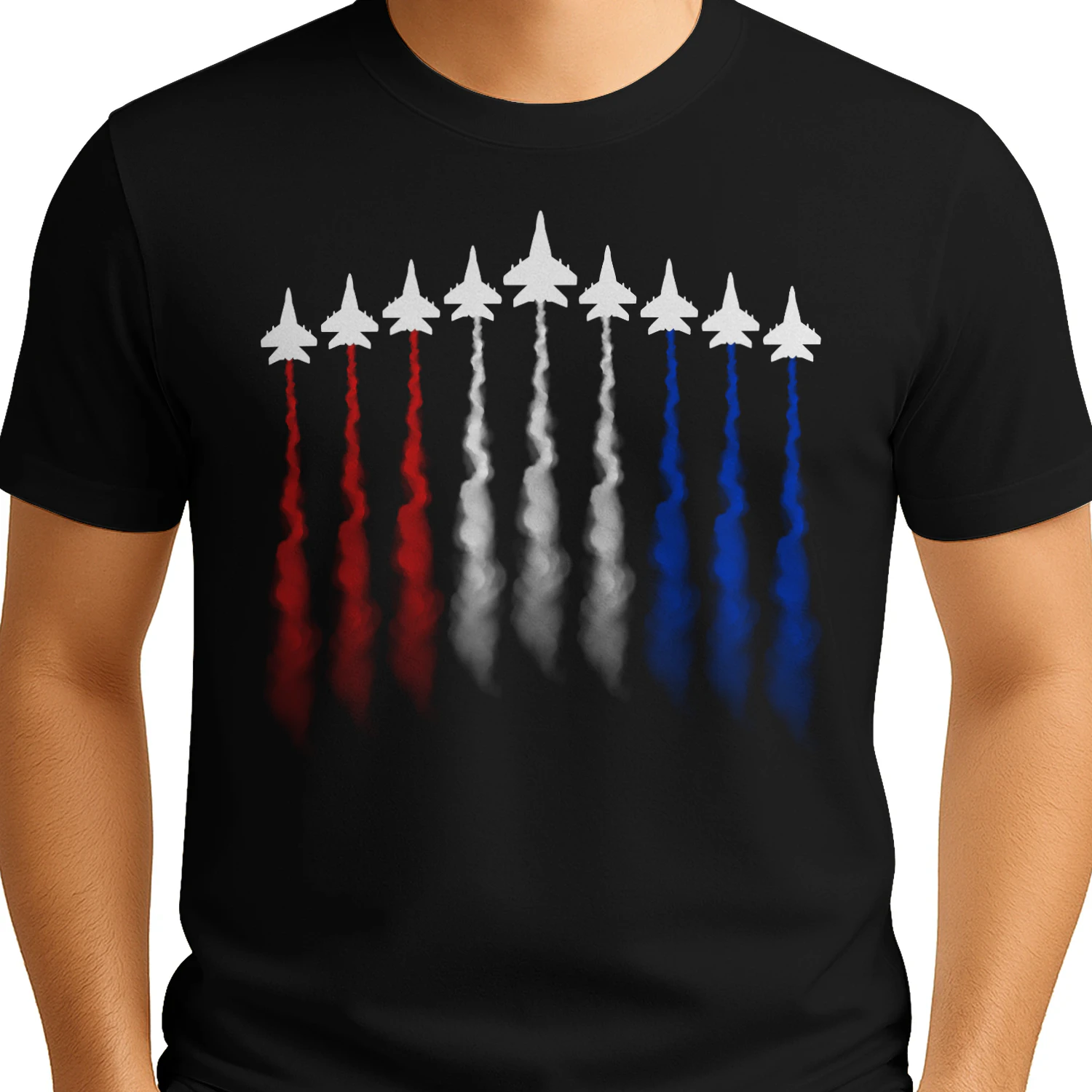 4th Of July Jets Red White Blue - Patriotic Air Show Graphic