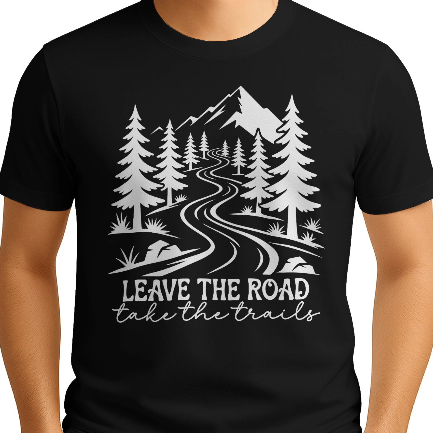Leave The Road Take The Trails White Mountain - Outdoor Graphic