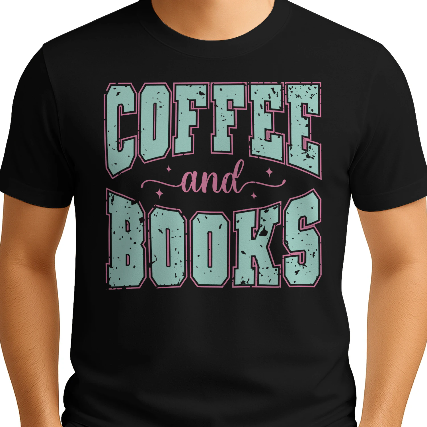 Coffee And Books Retro Book Lover Design - Cute Reading And Coffee Quote