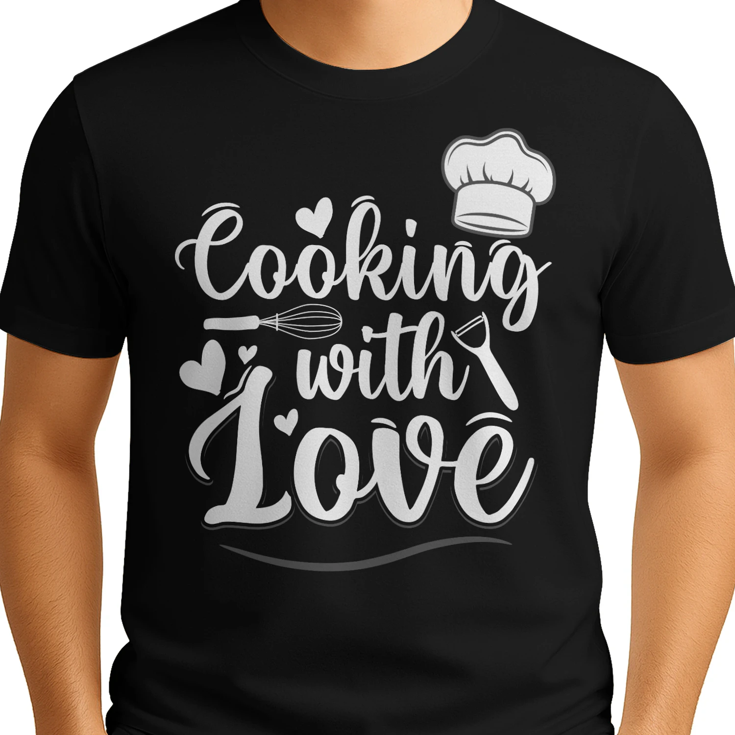 Cooking With Love Chef Hat Whisk Peeler Cute Culinary Design