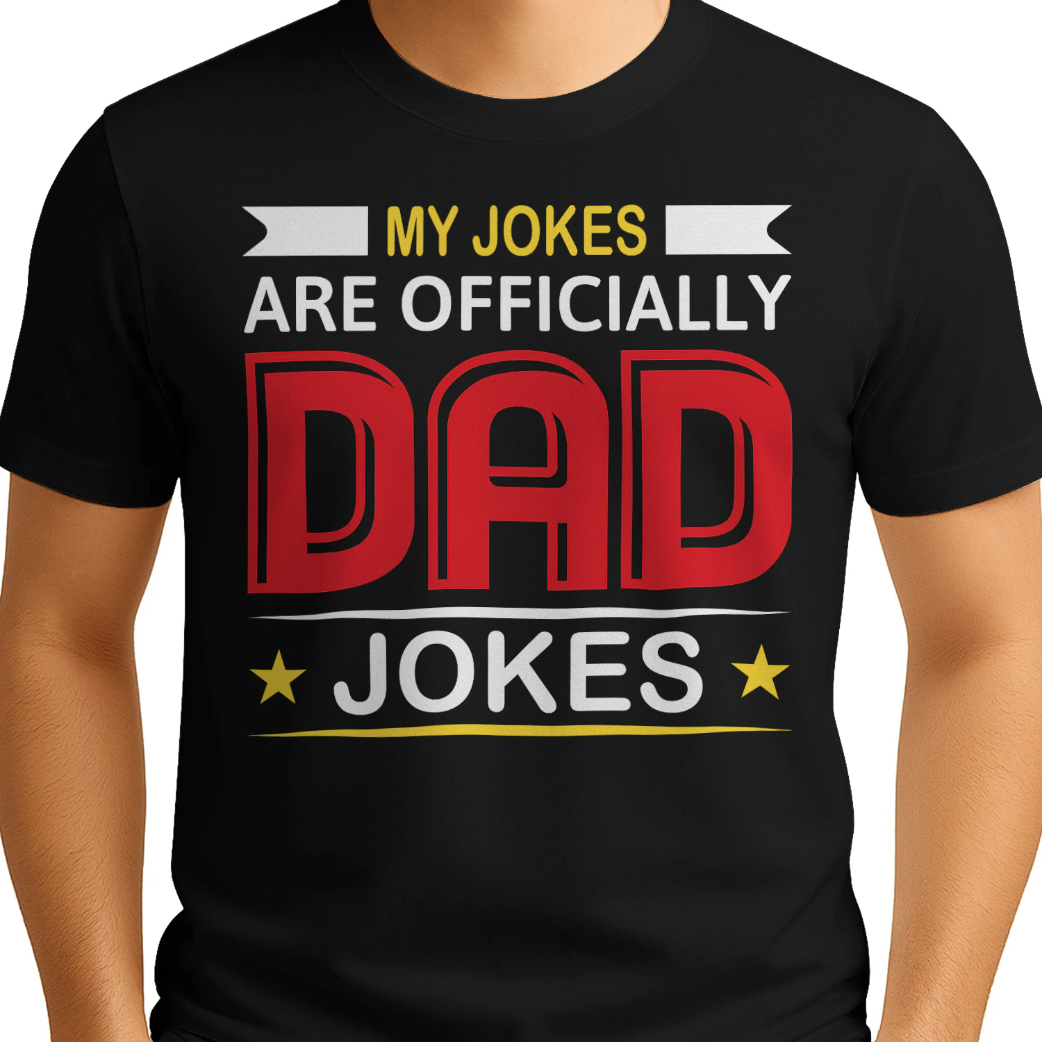 My Jokes Are Officially Dad Jokes Funny Fatherhood Humor Design