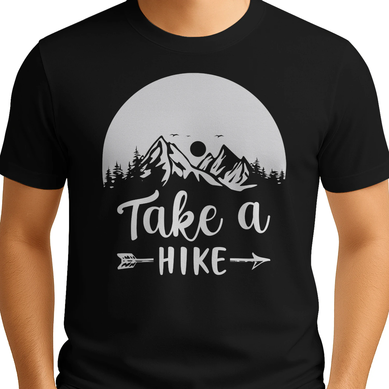 Take A Hike Mountain Arrow - Outdoor Adventure Graphic