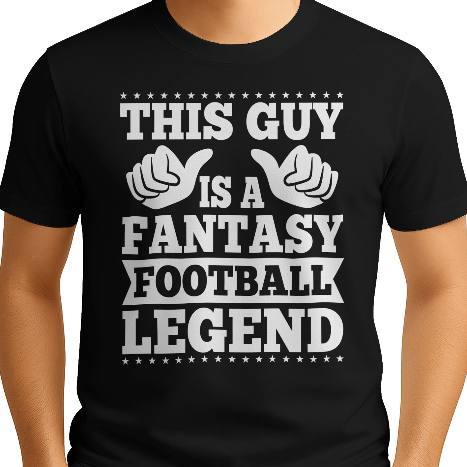 This Guy Is A Fantasy Football Legend - Funny League Manager Joke Design