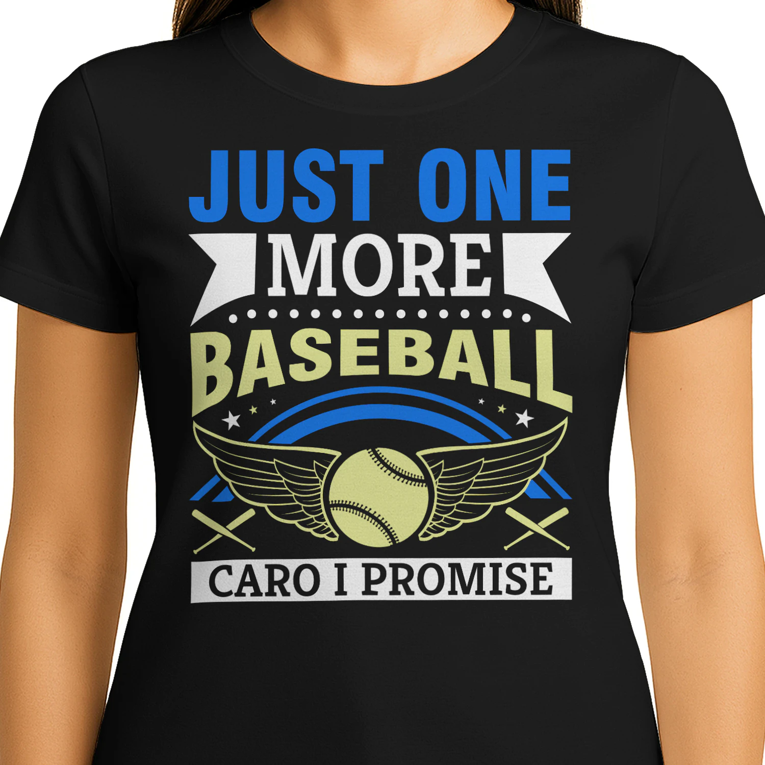 Just One More Baseball Card I Promise - Funny Sports Collector Graphic
