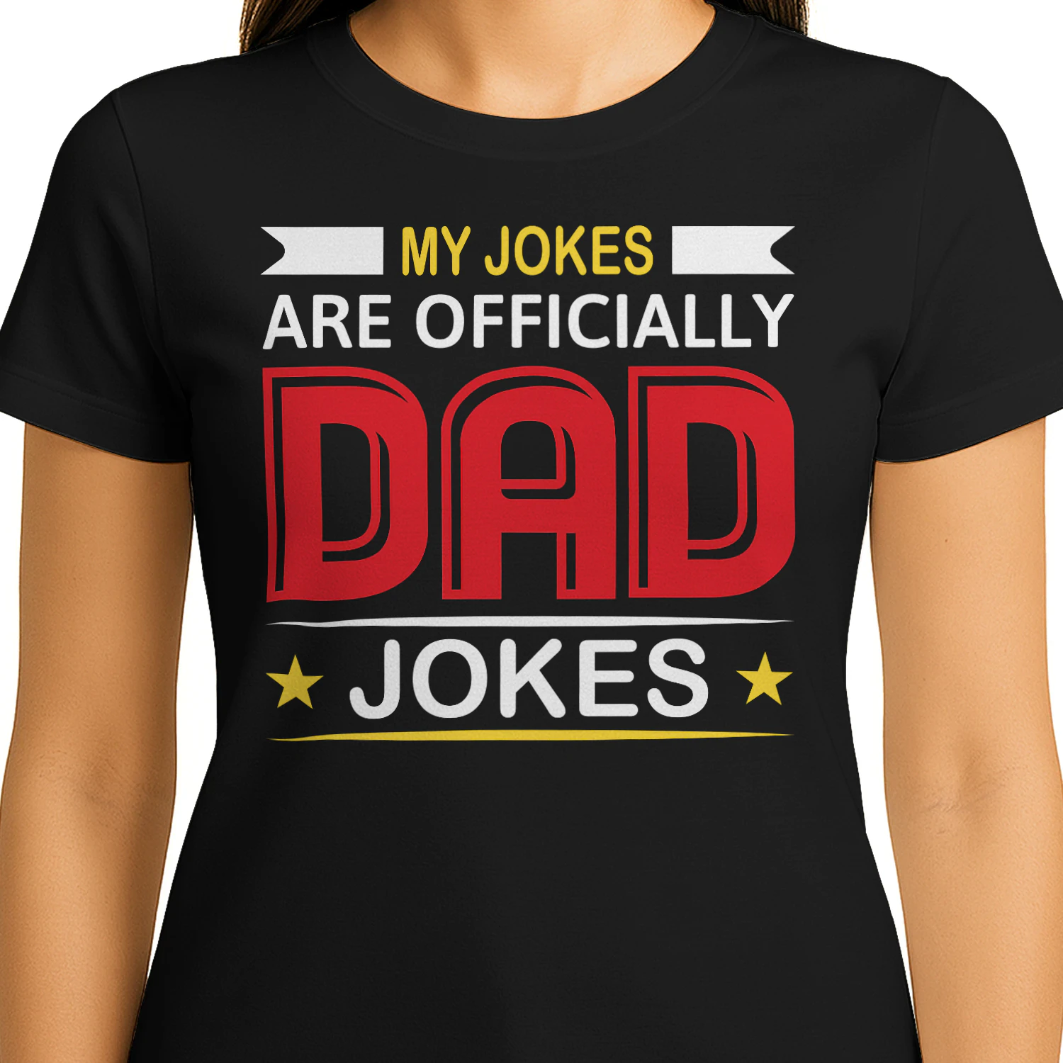 My Jokes Are Officially Dad Jokes Funny Fatherhood Humor Design