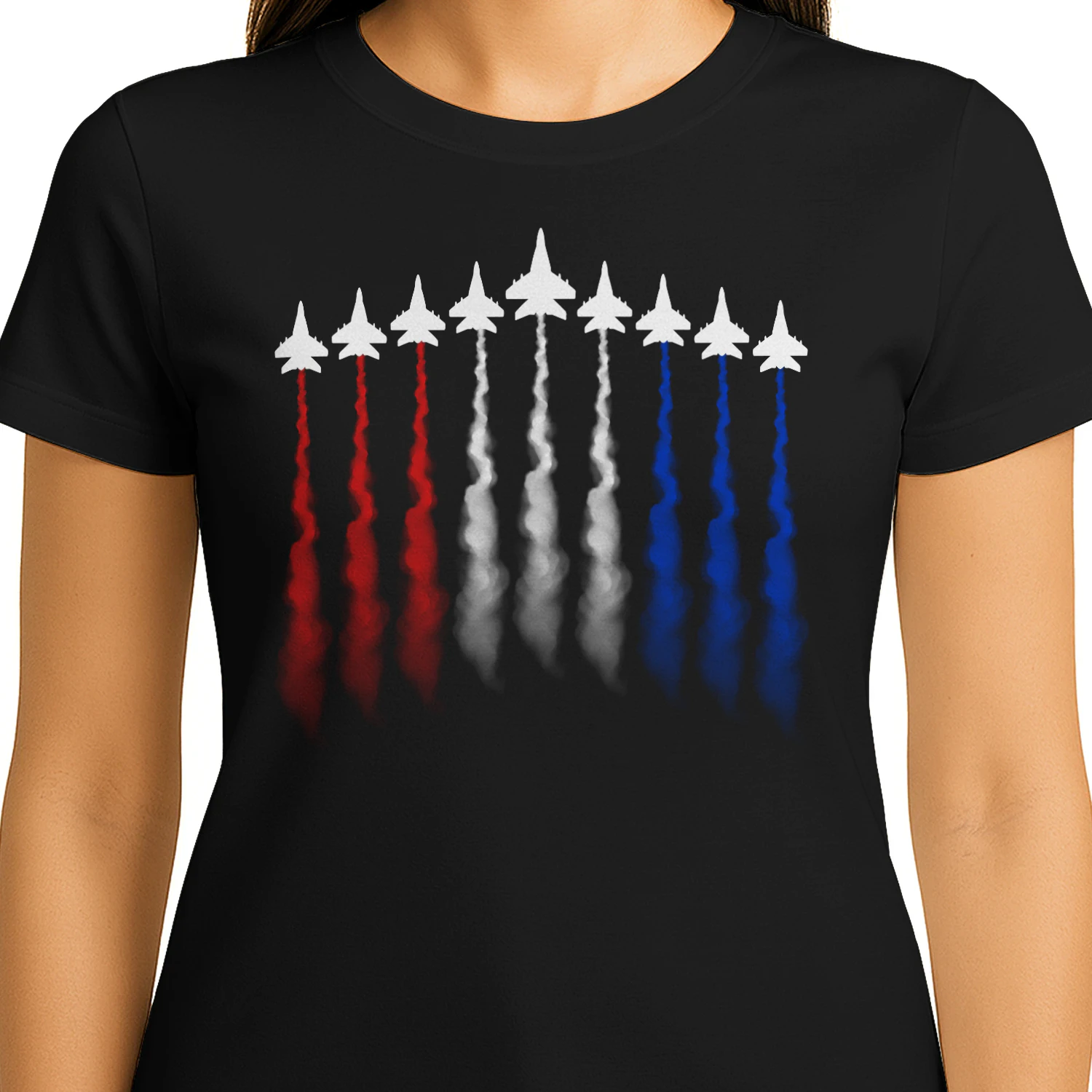 4th Of July Jets Red White Blue - Patriotic Air Show Graphic