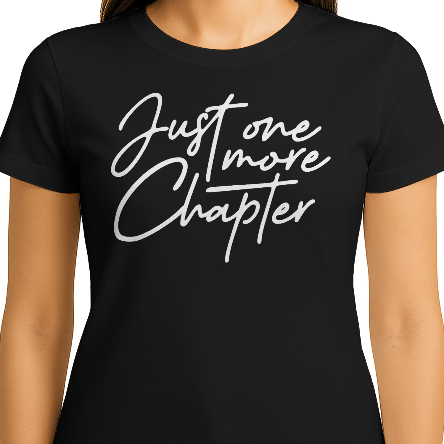Just One More Chapter Funny Book Lover Reading - Bookworm Humor Design