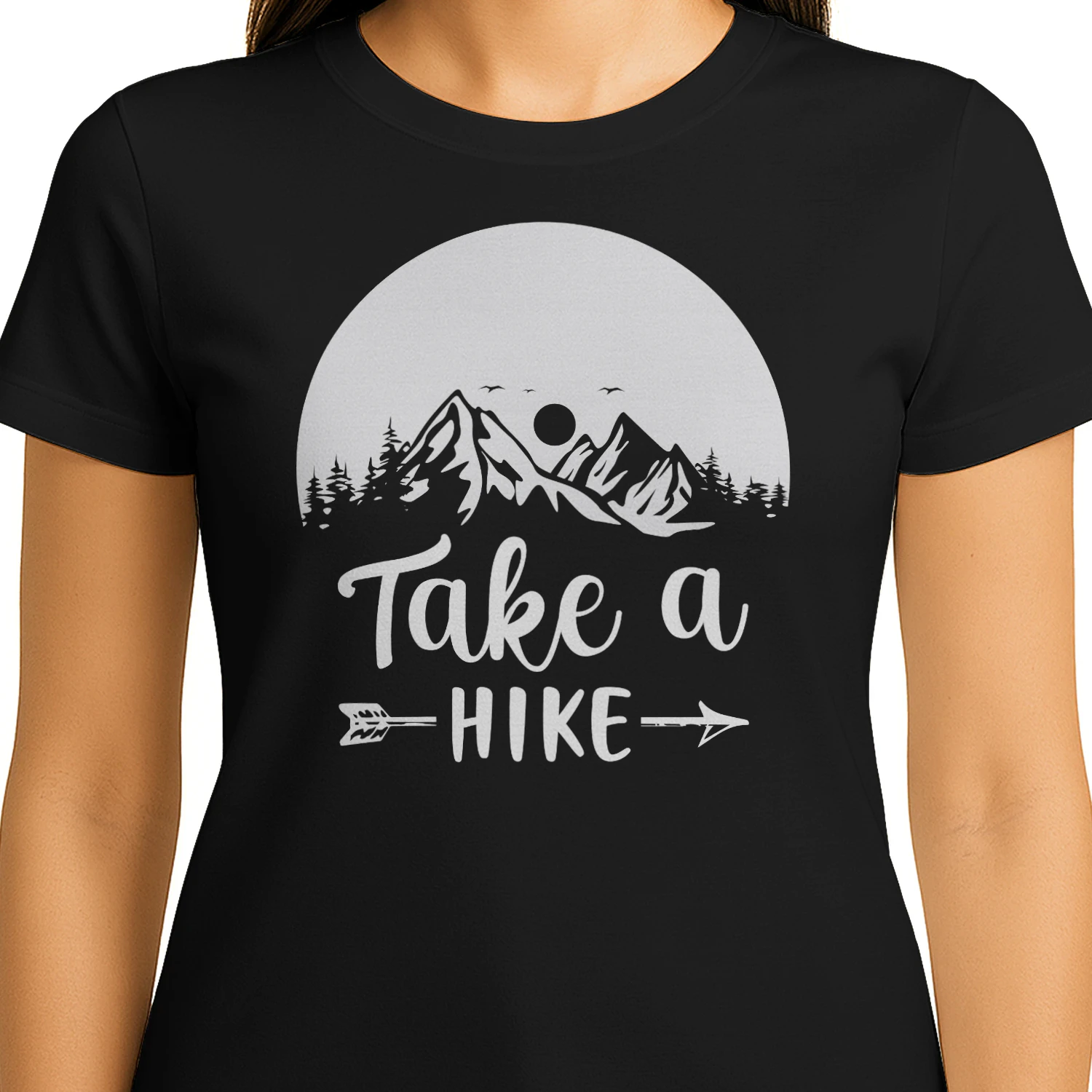 Take A Hike Mountain Arrow - Outdoor Adventure Graphic