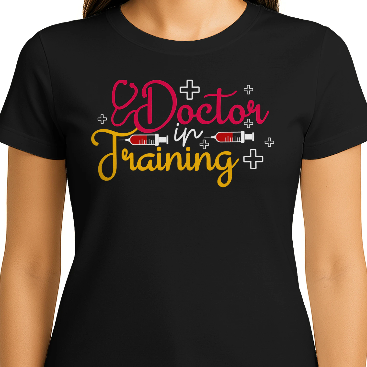 Doctor In Training Syringe Stethoscope Medical Student Design