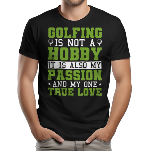 Golfing Hobby Passion True Love - Funny Golfer Priorities Slogan Graphic