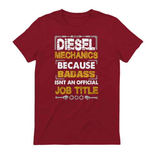 Diesel Mechanics Badass Job Title - Heavy Duty Technician Graphic