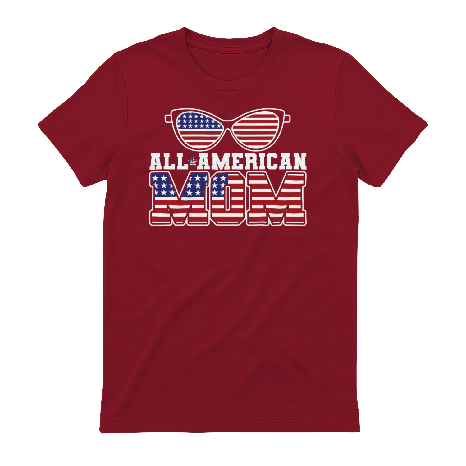 All American Mom Sunglasses Flag - Patriotic 4th Of July Graphic