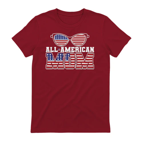 All American Mom Sunglasses Flag - Patriotic 4th Of July Graphic