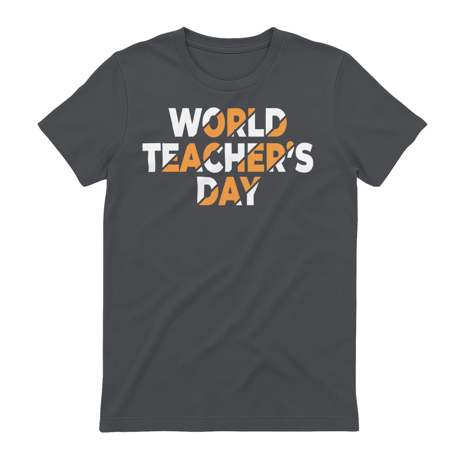 World Teachers Day Sliced Typography Modern Graphic Design