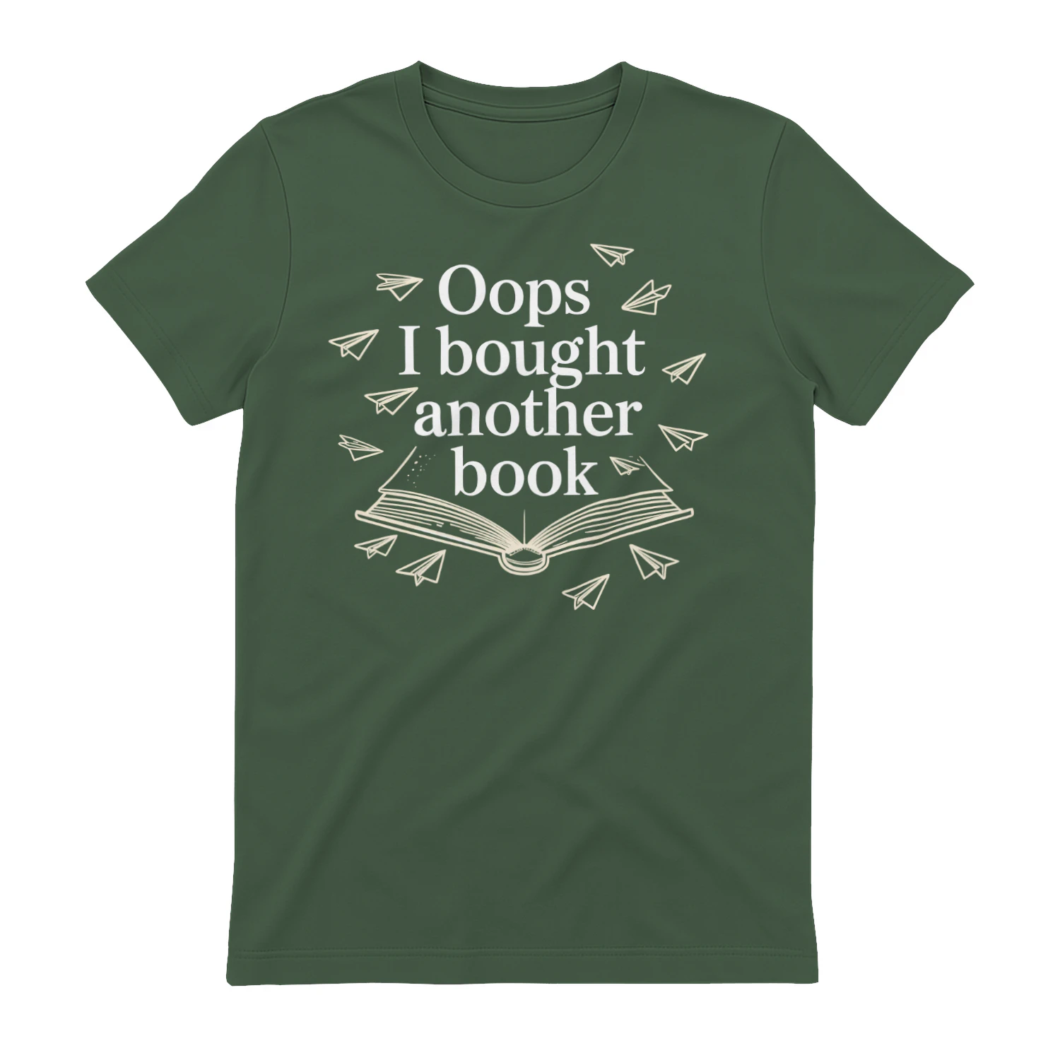 Oops I Bought Another Book Funny Reader Quote - Bookworm Reading Humor Design