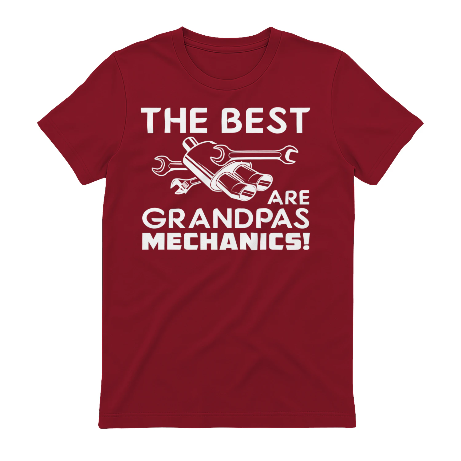 The Best Grandpas Are Mechanics Exhaust Pipe - Grandparent Graphic