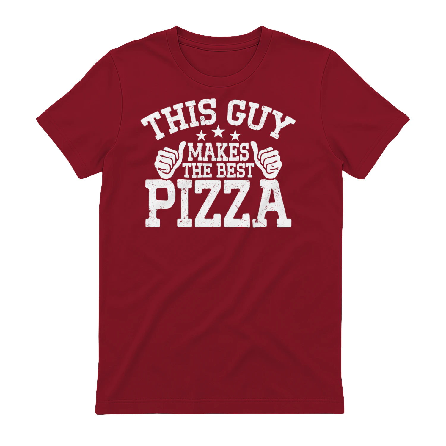 This Guy Makes The Best Pizza - Funny Pizzaiolo Culinary Humor Typography Graphic