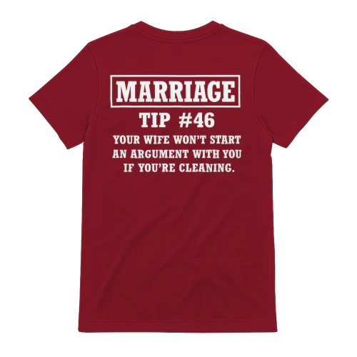 Marriage Tip #46 Funny Wife Humor - Cleaning Advice Relationship Joke