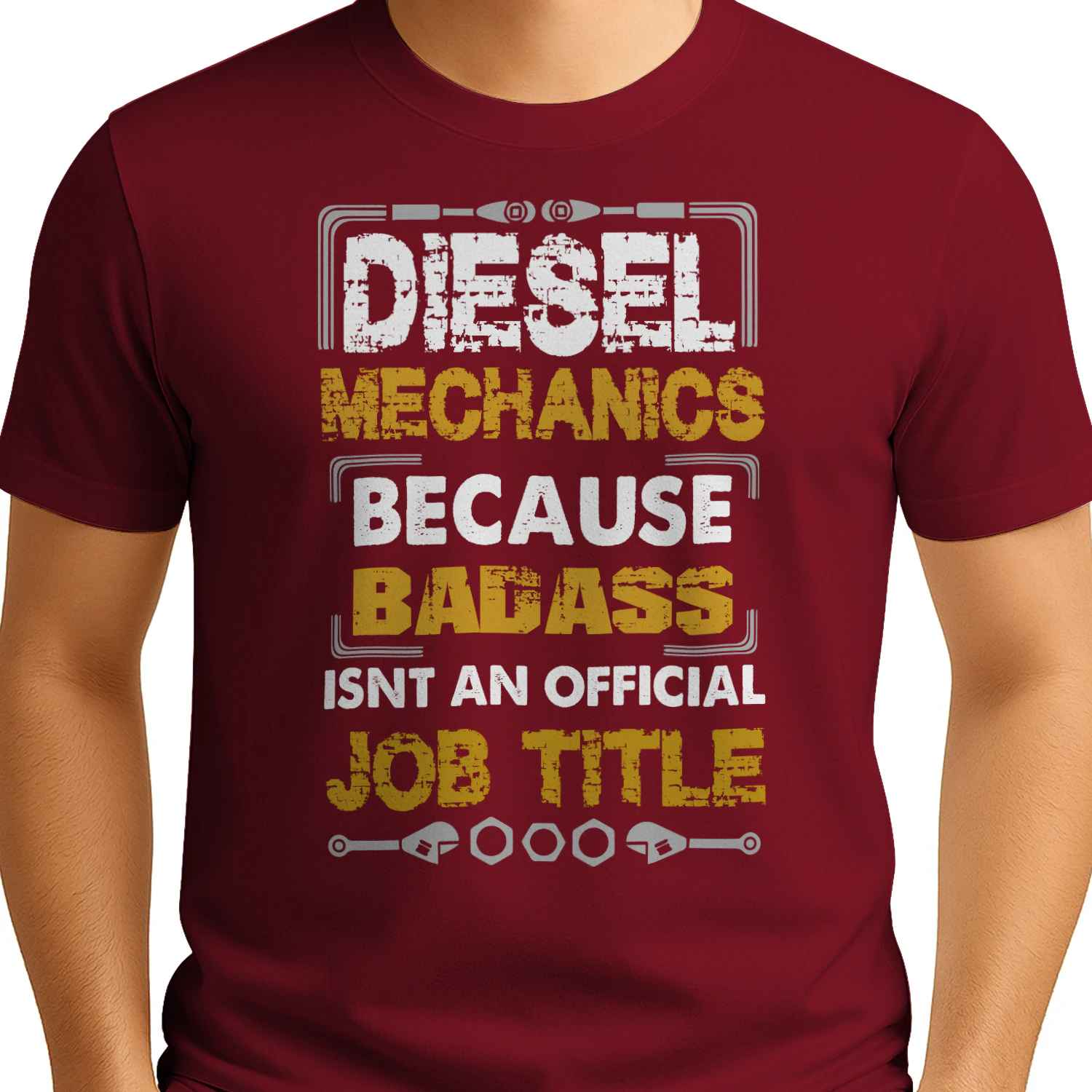 Diesel Mechanics Badass Job Title - Heavy Duty Technician Graphic