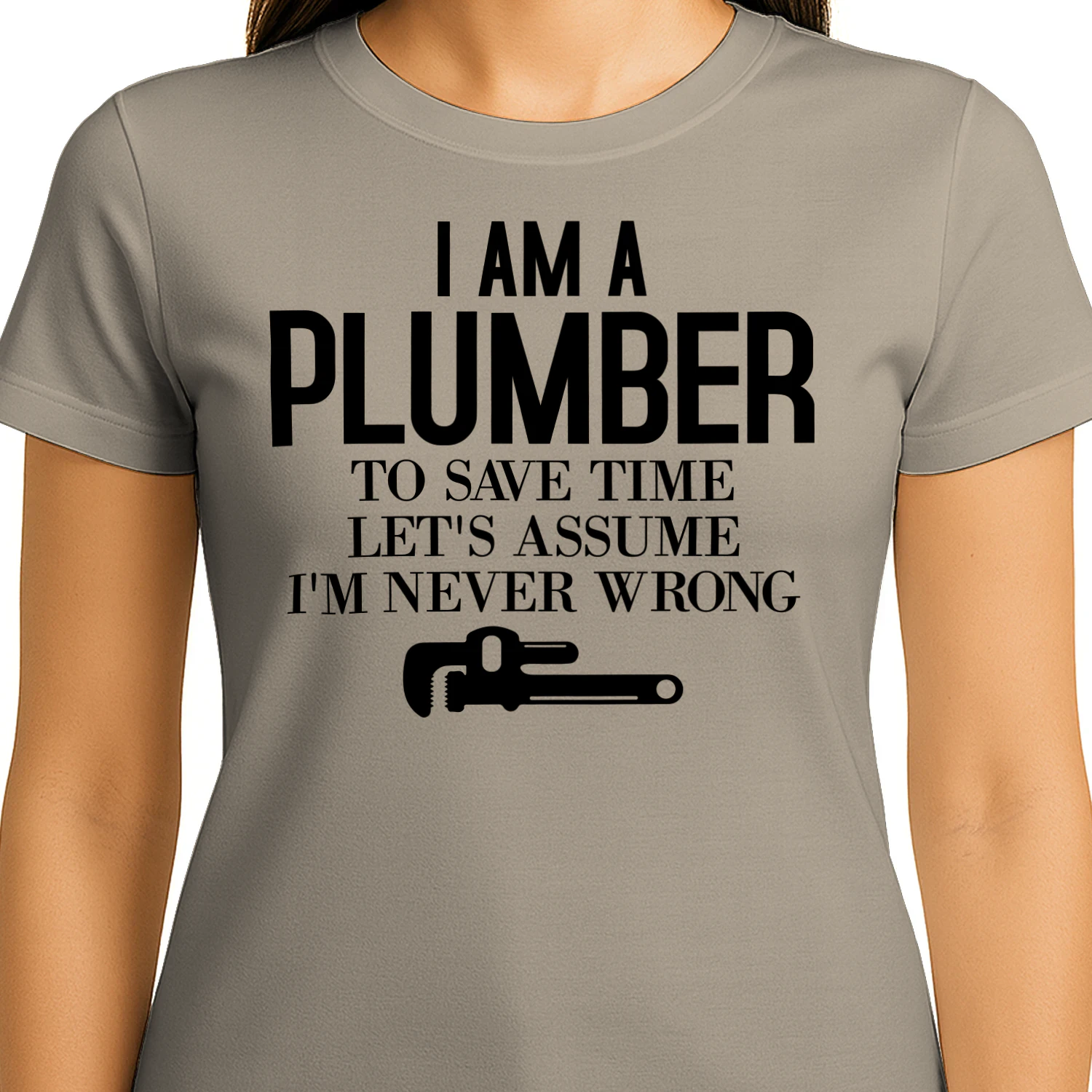 I Am A Plumber To Save Time Let's Assume I'm Never Wrong Design