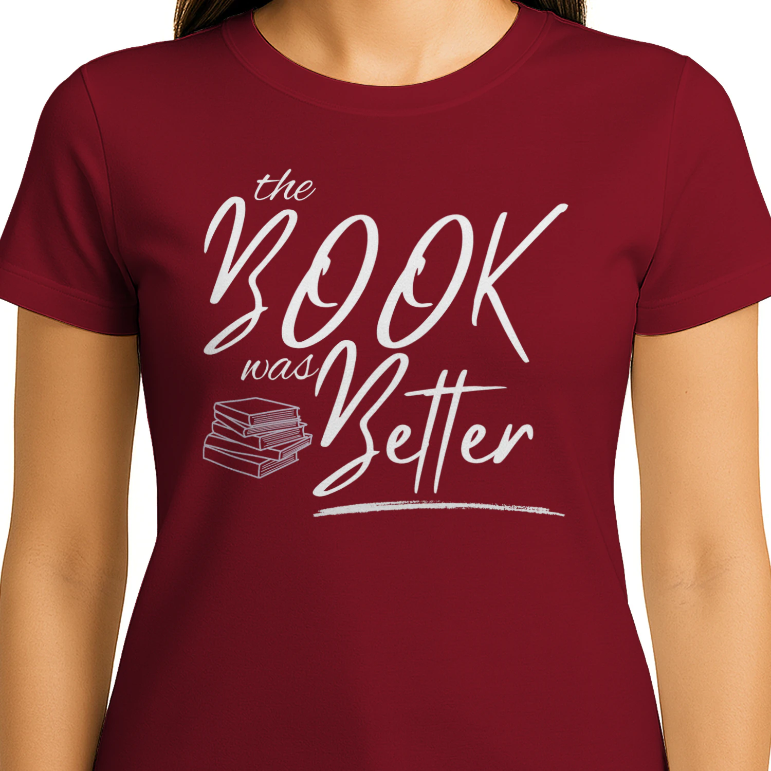 The Book Was Better Than The Movie Funny Book Lover Quote - Reader Humor Design