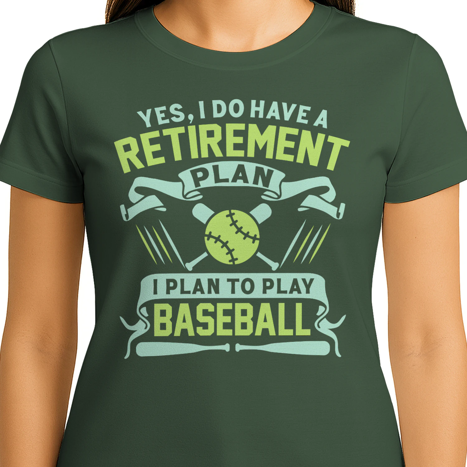 Yes I Do Have A Retirement Plan Play Baseball - Funny Sports Graphic