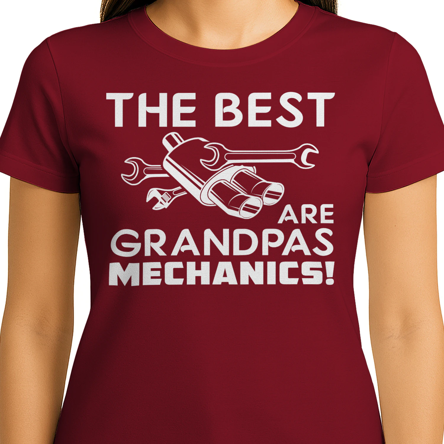 The Best Grandpas Are Mechanics Exhaust Pipe - Grandparent Graphic
