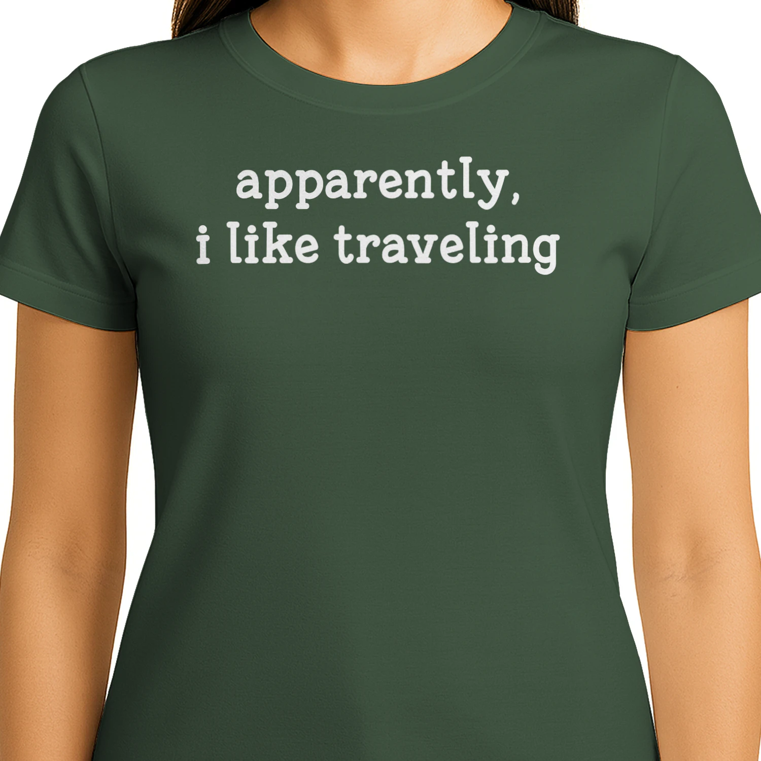Apparently I Like Traveling Funny Sarcastic Travel Quote Design