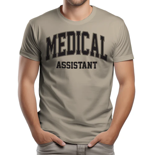 Medical Assistant Varsity Arch College Athletic Graphic Design