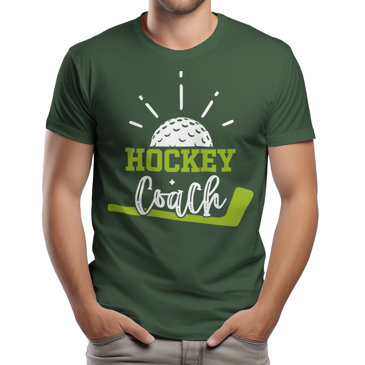 Hockey Coach - Funny Retro Field Hockey Graphic for Team Mentors and Trainers