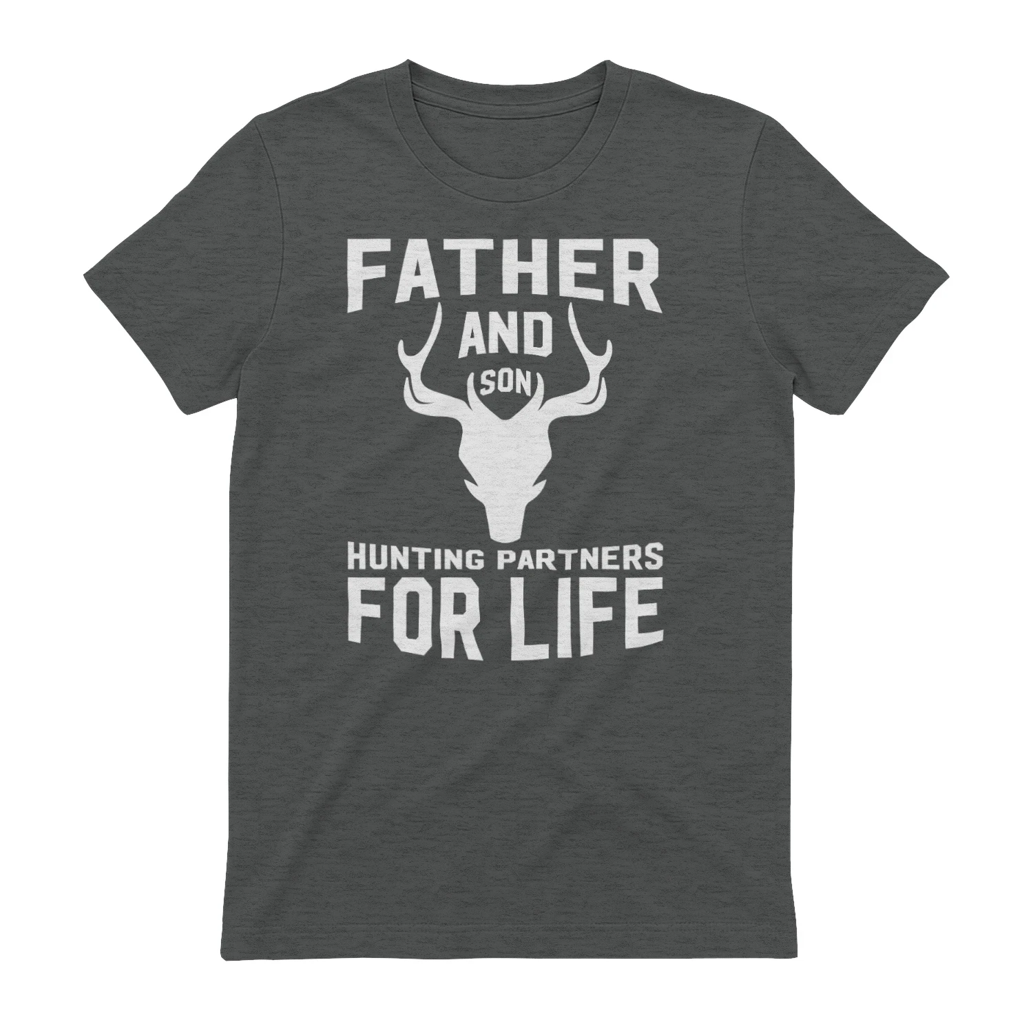 Father And Son Hunting Partners For Life Deer Antlers Design