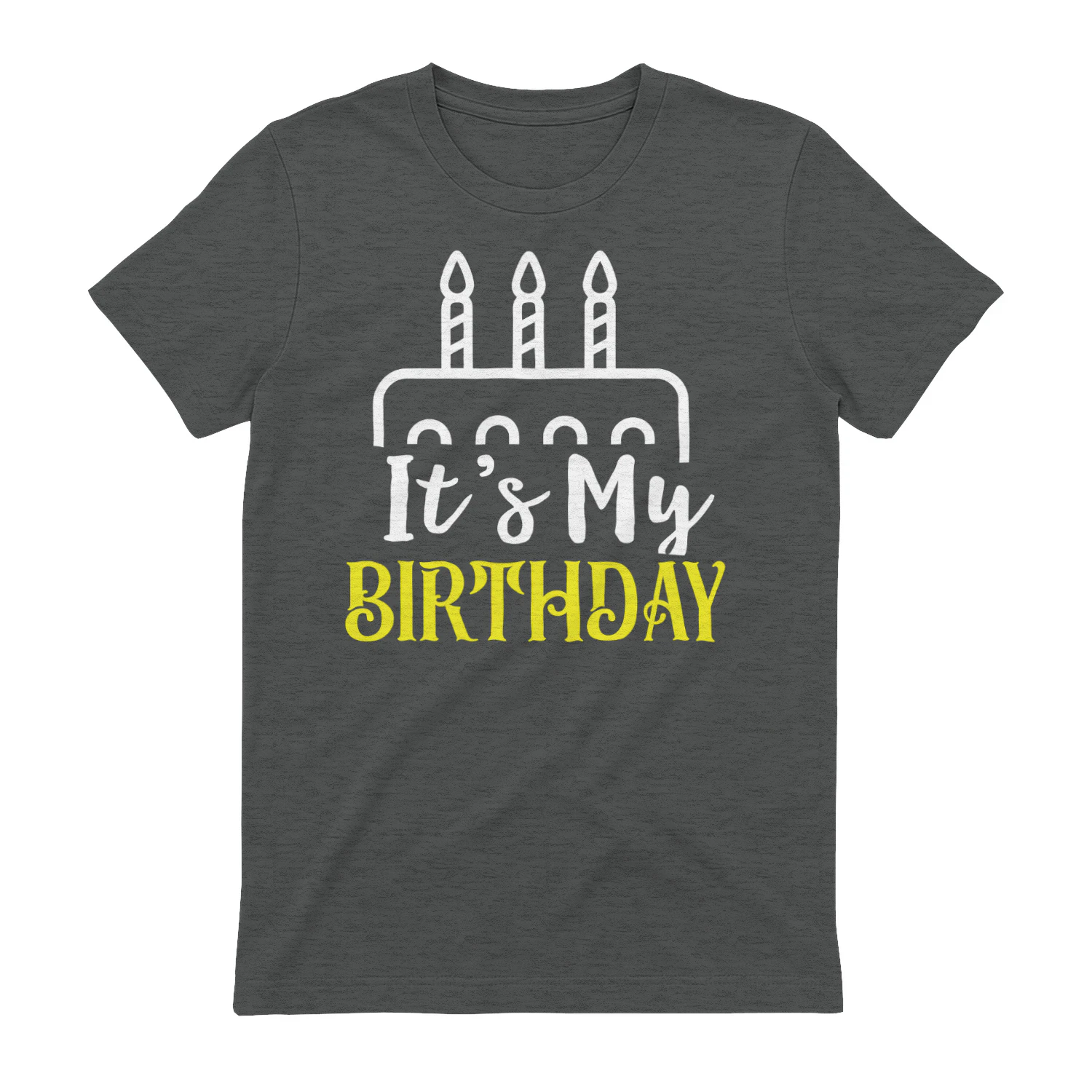 It's My Birthday Cake Candle Graphic - Funny Birthday Celebration Shirt