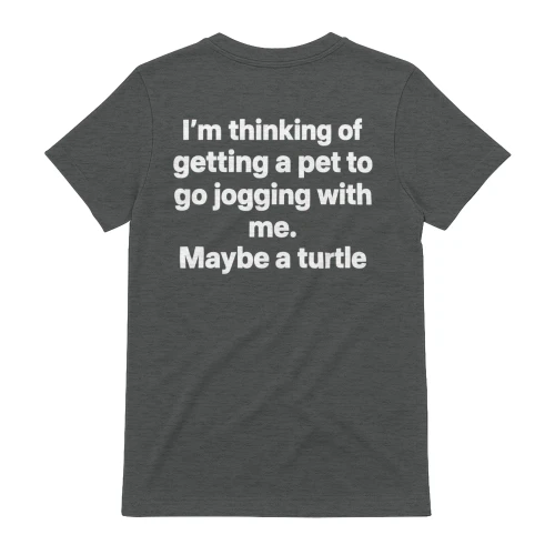 Funny Turtle Jogging Pet - Running Humor Slow Runner Graphic