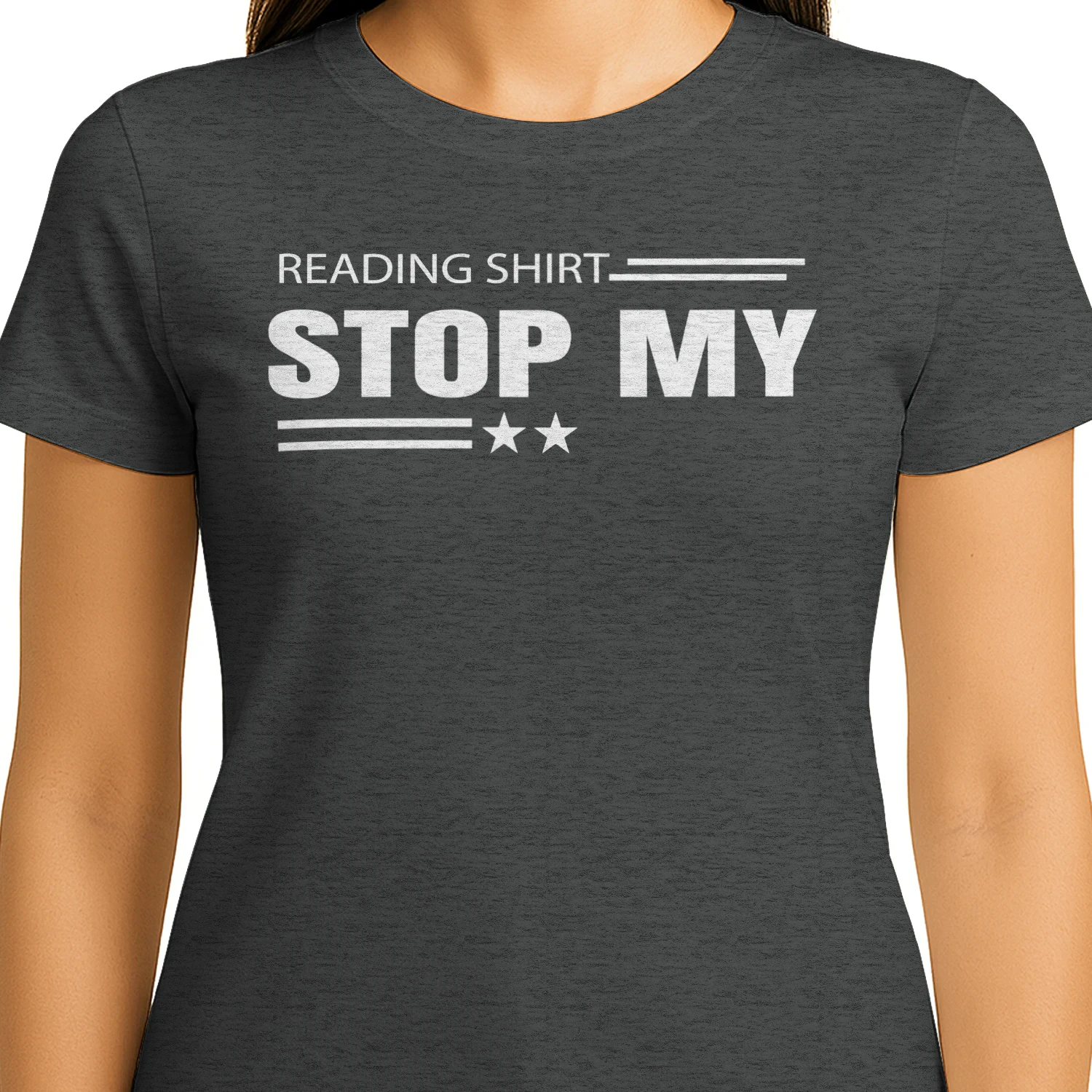 Reading Shirt STOP MY Funny Book Lover Humor – Bold Reader Quote Design