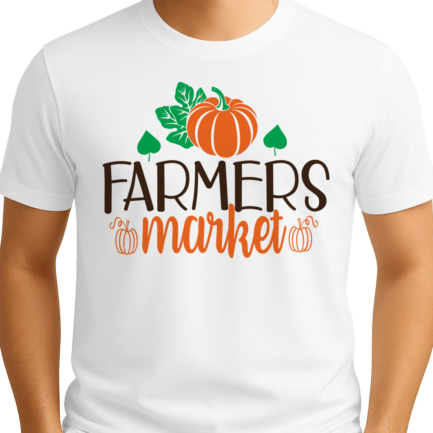 Farmers Market Autumn Pumpkin Patch Fall Season Graphic