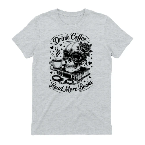 Drink Coffee Read More Books – Funny Book Lover Reading Design