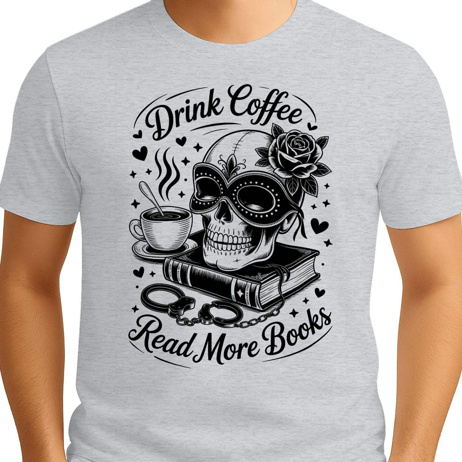 Drink Coffee Read More Books – Funny Book Lover Reading Design