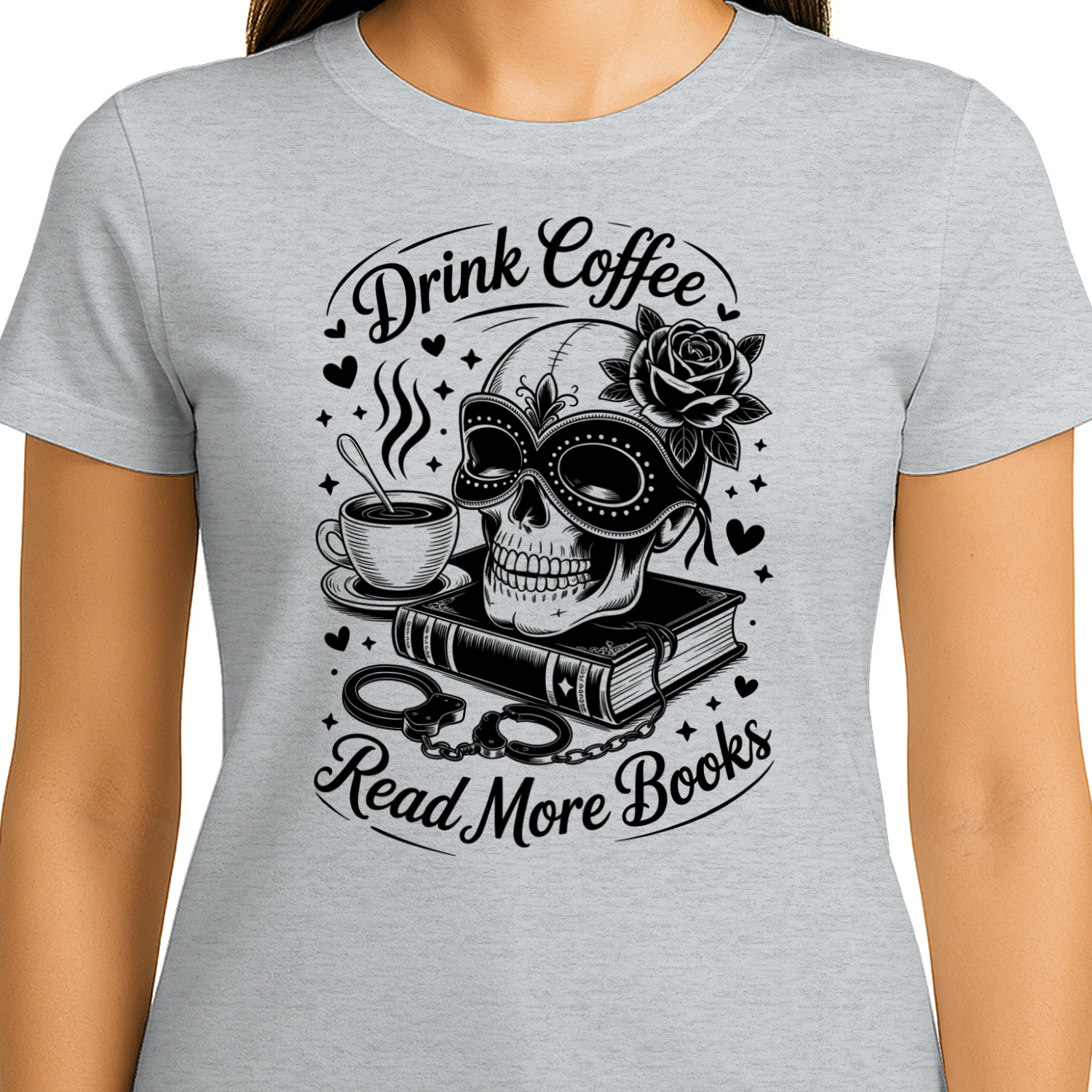 Drink Coffee Read More Books – Funny Book Lover Reading Design
